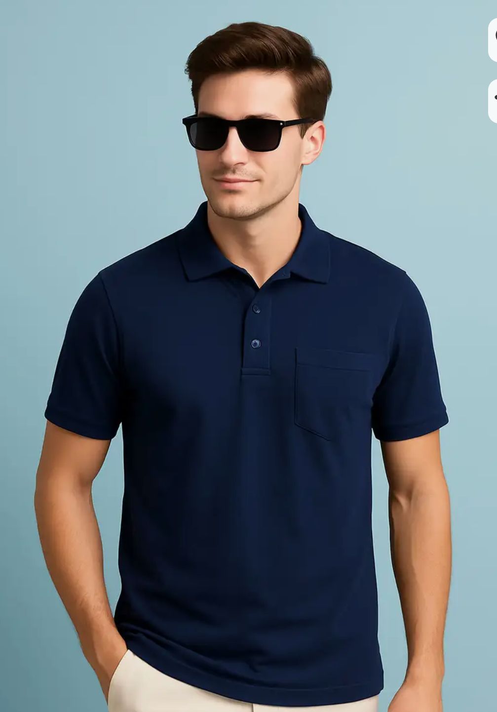 Poly Matte Solid Half Sleeves Mens Polo T-Shirt Pack Of 5
