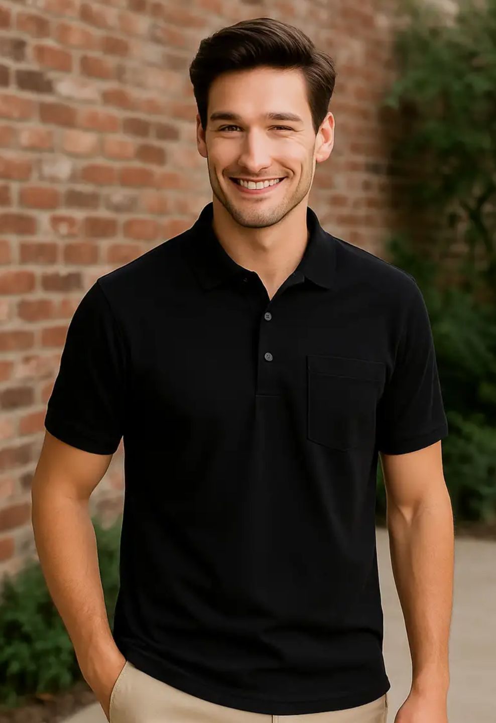 Poly Matte Solid Half Sleeves Mens Polo T-Shirt Pack Of 5